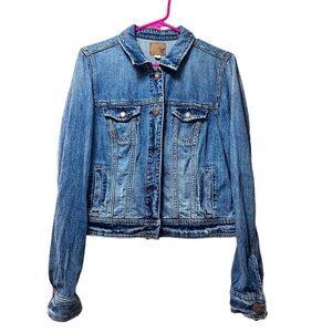 AMERICAN EAGLE LARGE CROP JEAN JACKET